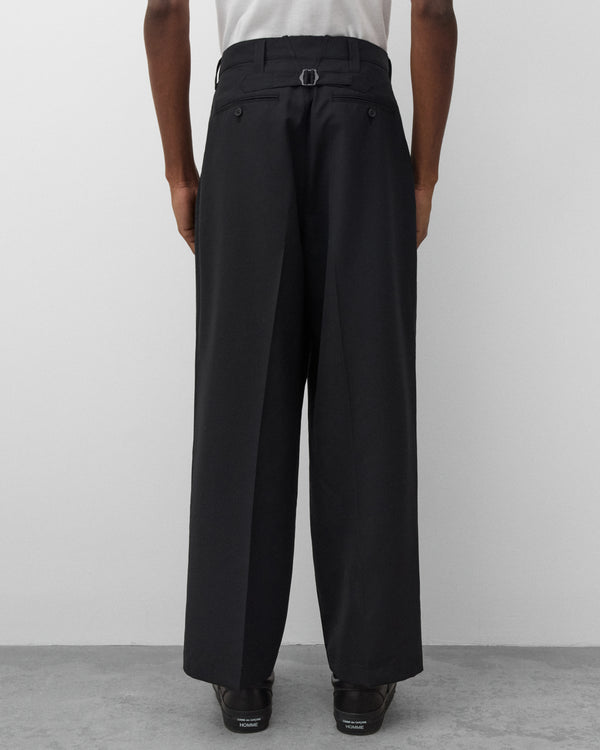 CDG Homme - Men's Pleated Trousers - (Black)