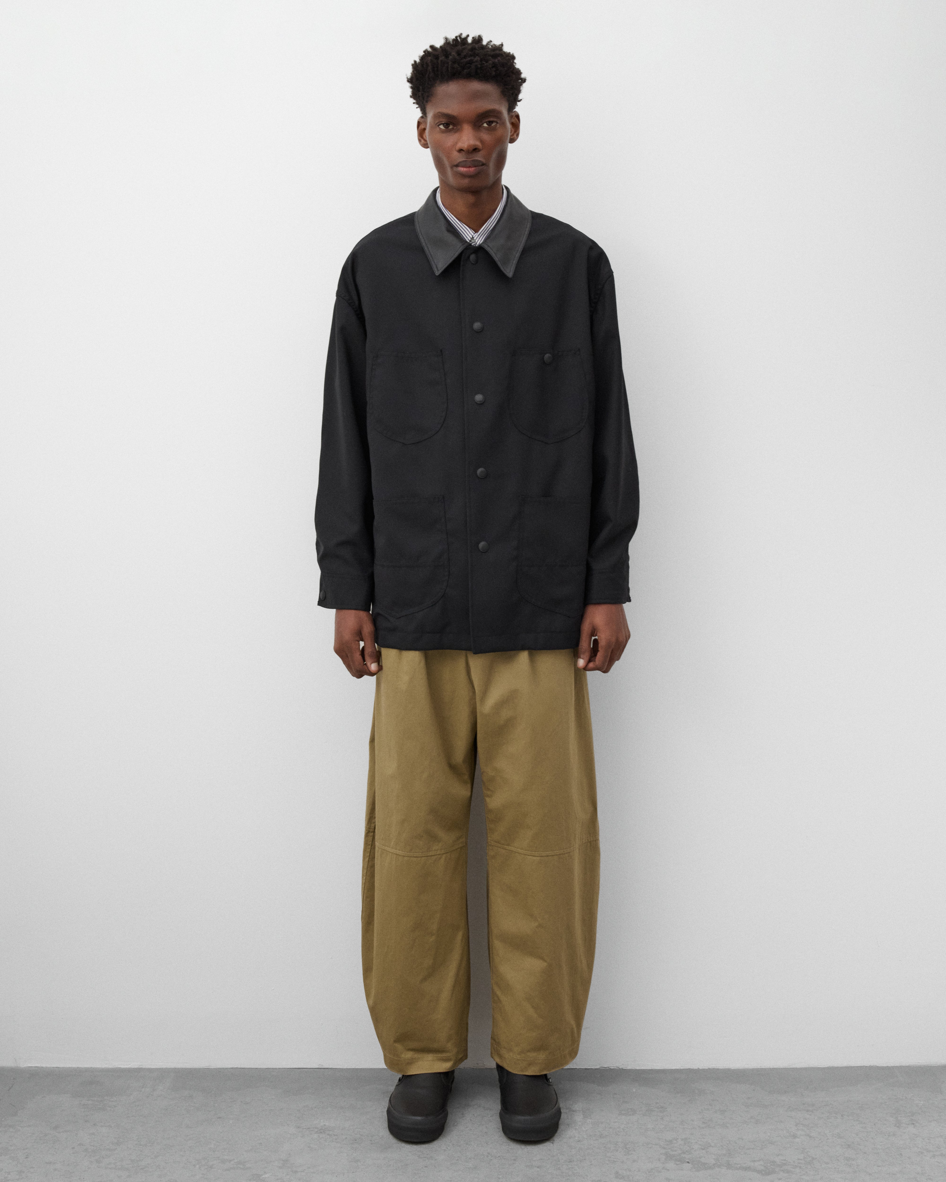 CDG Homme: Men's Chore Jacket (Black) | DSMNY E-SHOP
