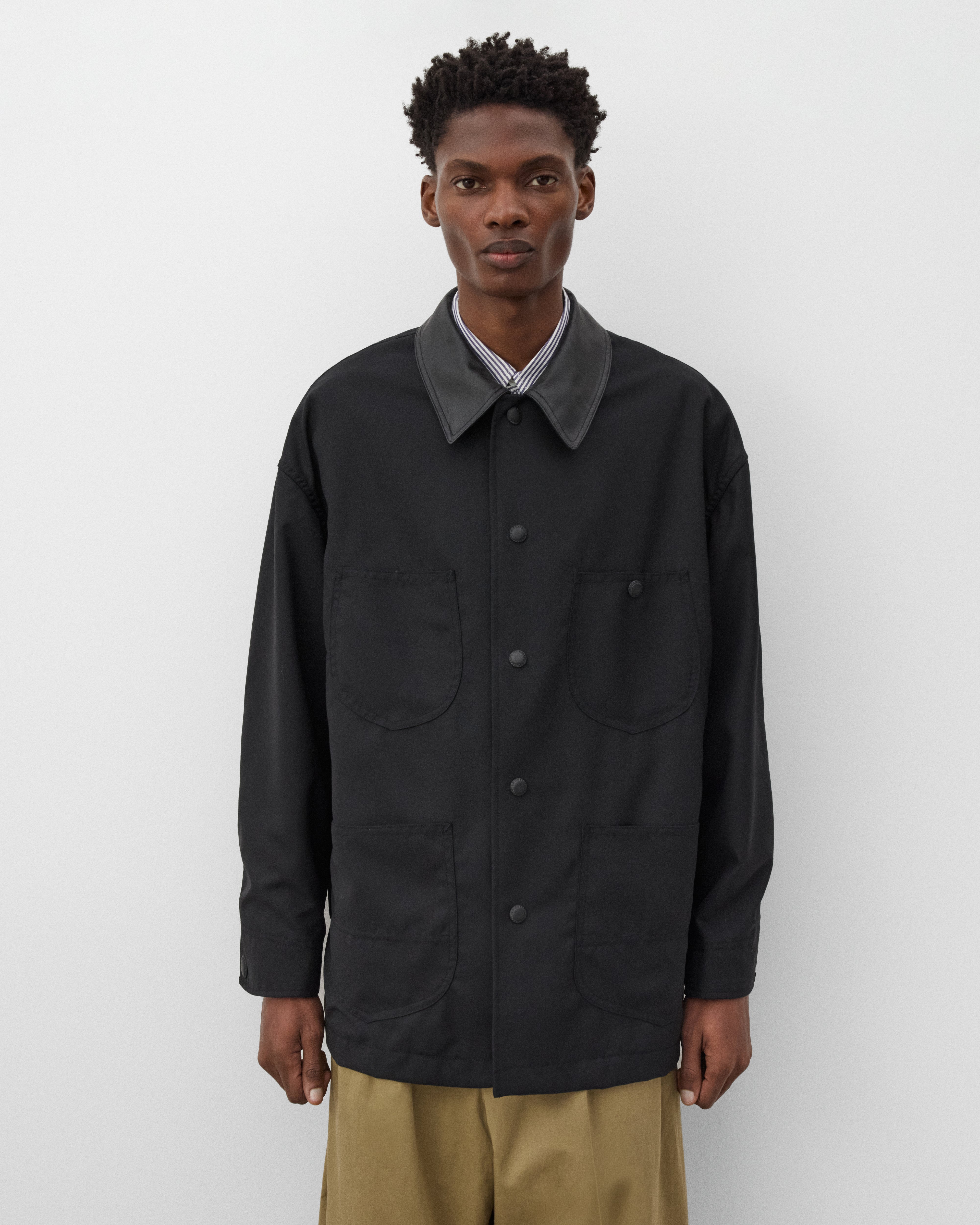 CDG Homme: Men's Chore Jacket (Black) | DSMNY E-SHOP