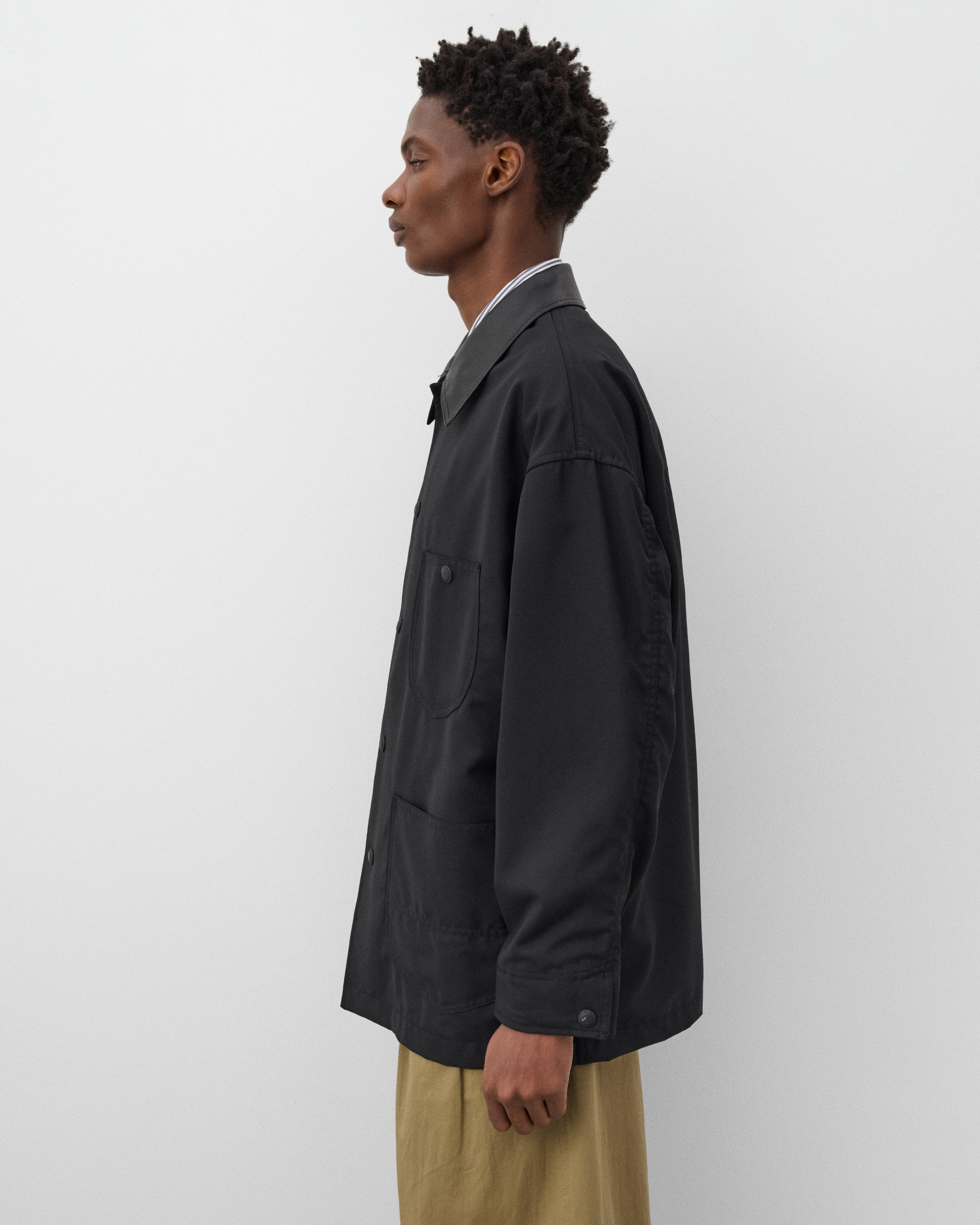 CDG Homme: Men's Chore Jacket (Black) | DSMNY E-SHOP