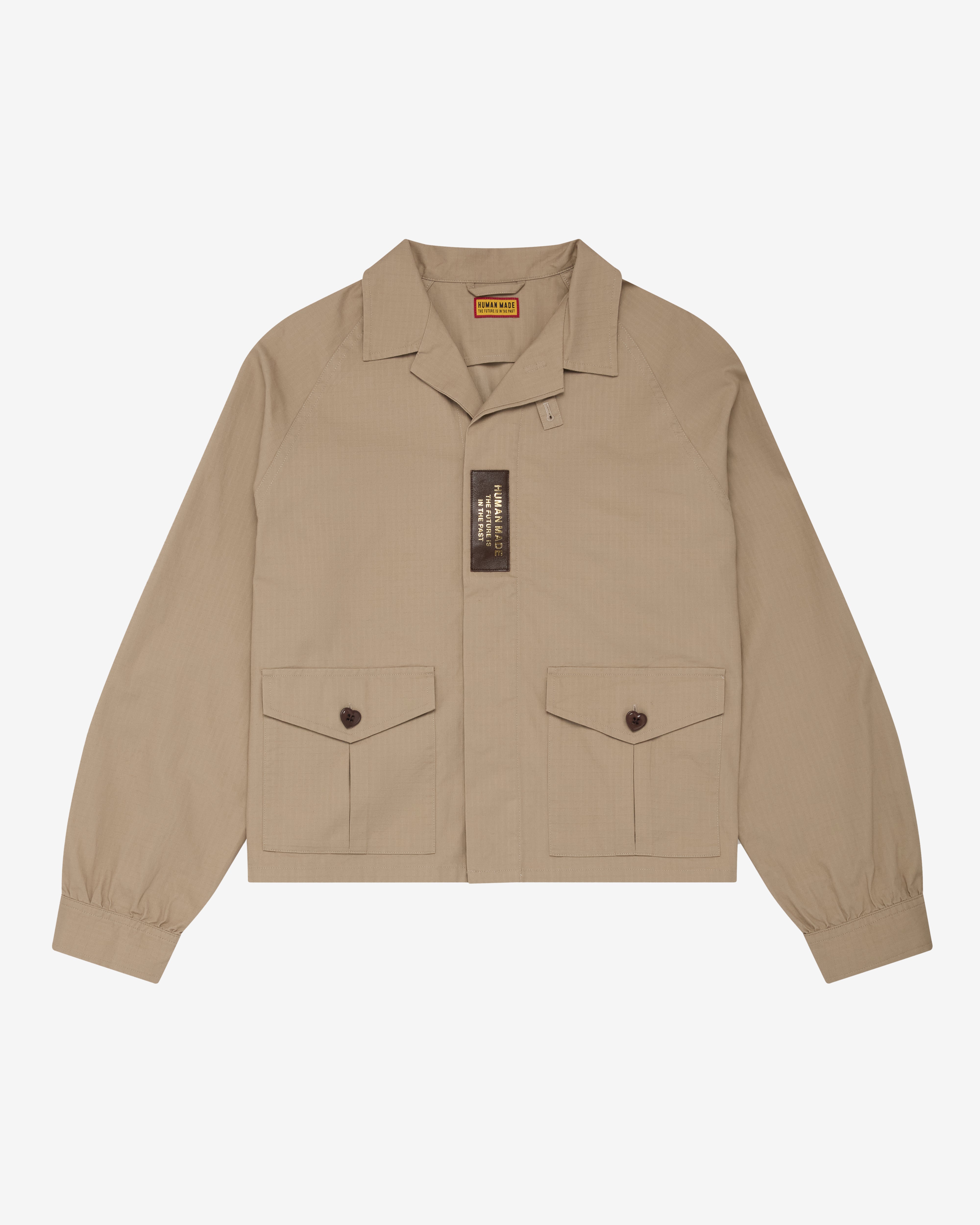 Human Made: Men's Cotton Flight Jacket (Beige) | DSMNY E-SHOP