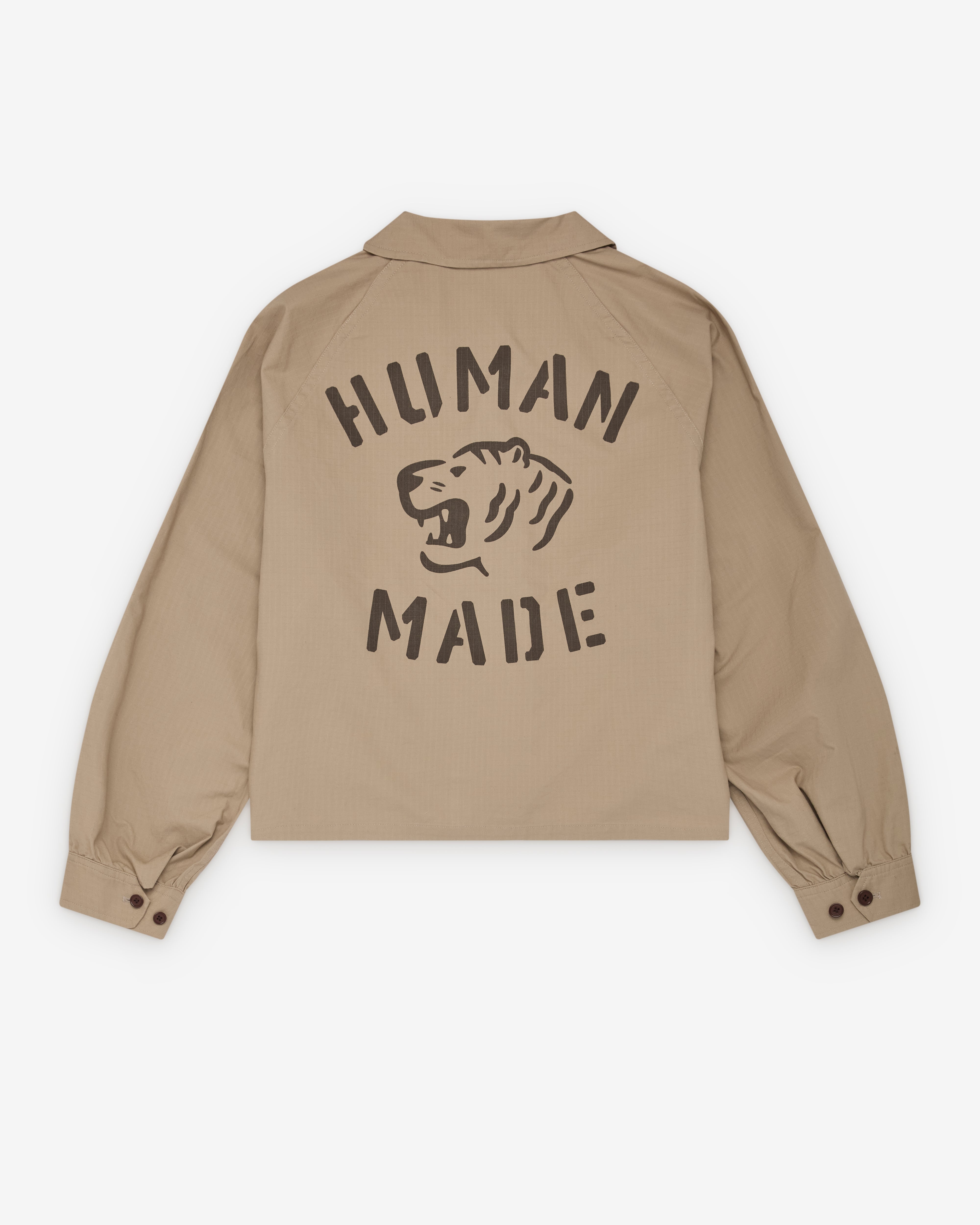 Human Made: Men's Cotton Flight Jacket (Beige) | DSMNY E-SHOP