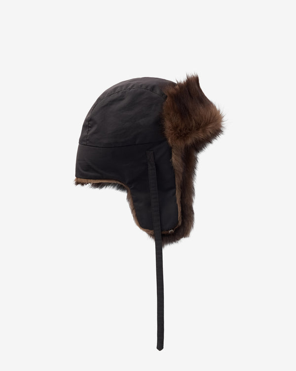 Lemaire - Men's Fuzzy Chapka - (Licorice)