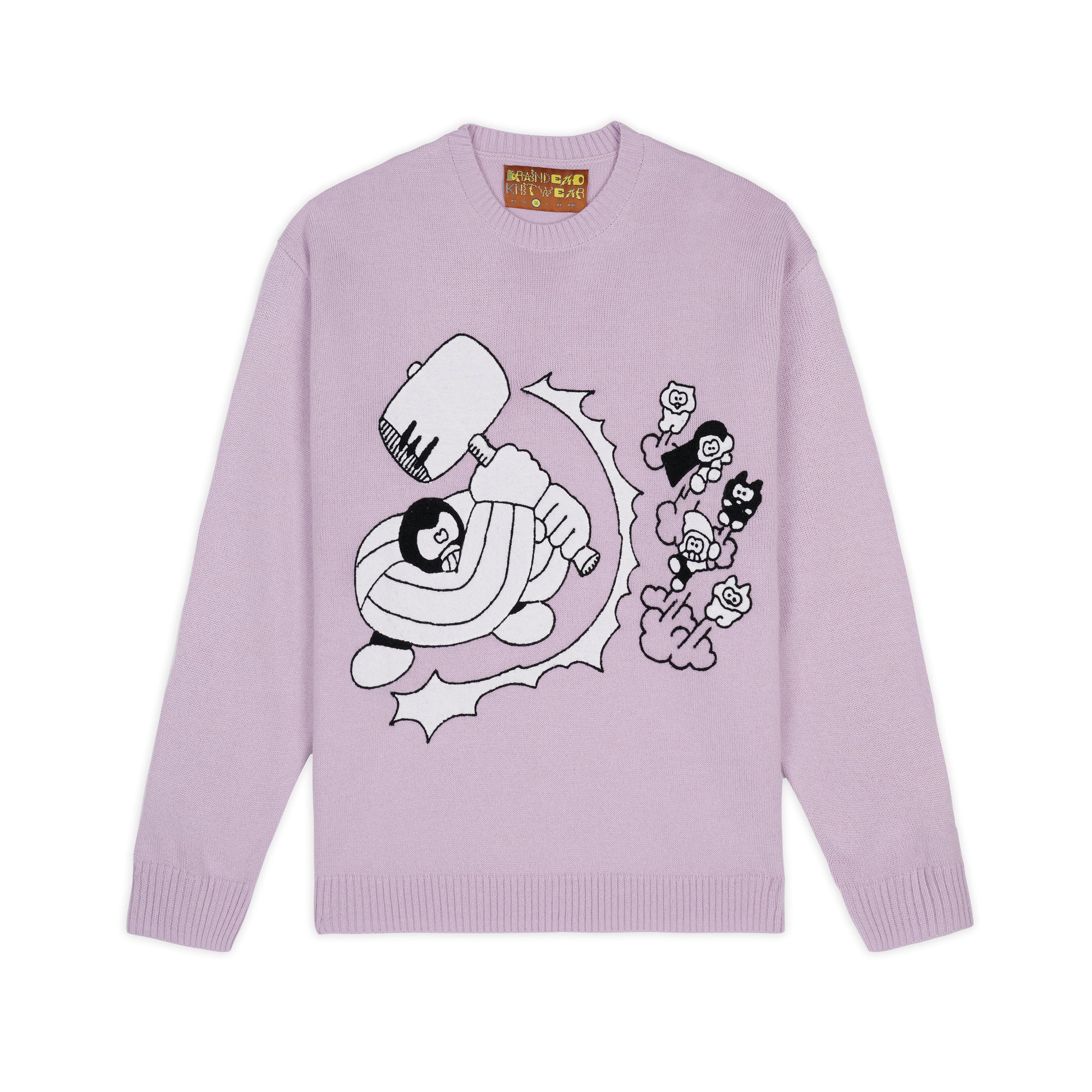 Brain Dead - Men's Hammer Sweater - (Lilac) view 1