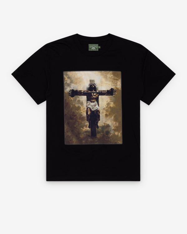 Denim Tears - Hardies Men's Buff Jesus T-Shirt - (Black)