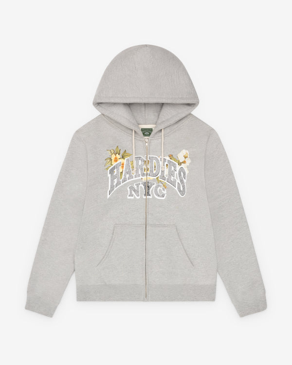 Denim Tears - Hardies Men's Zip Hoodie - (Grey)