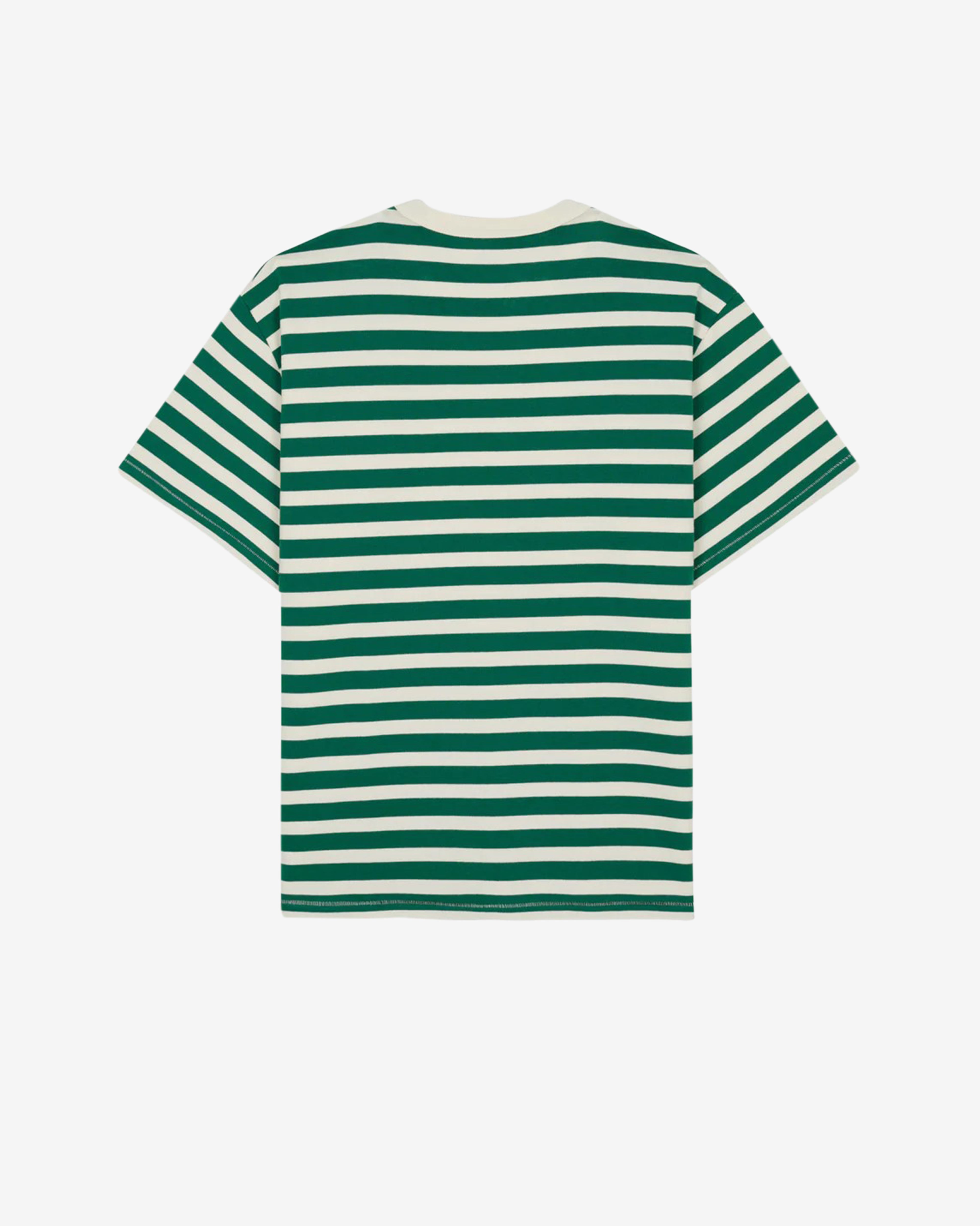 Brain Dead: Men's Heavyweight Stripe T-Shirt (Green) | DSMNY E-SHOP