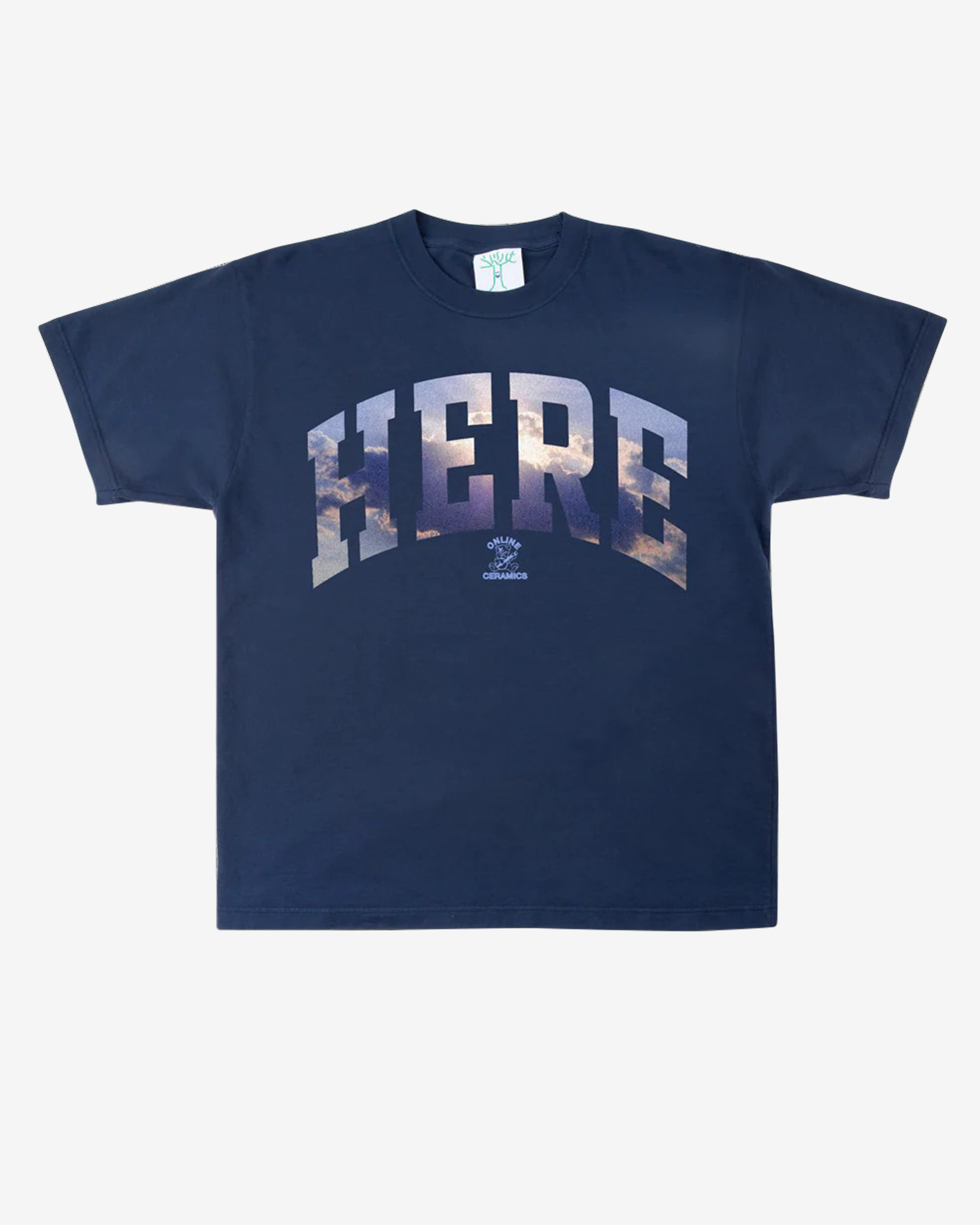 Online Ceramics: Men's Here Sky T-Shirt (Navy) | DSMNY E-SHOP