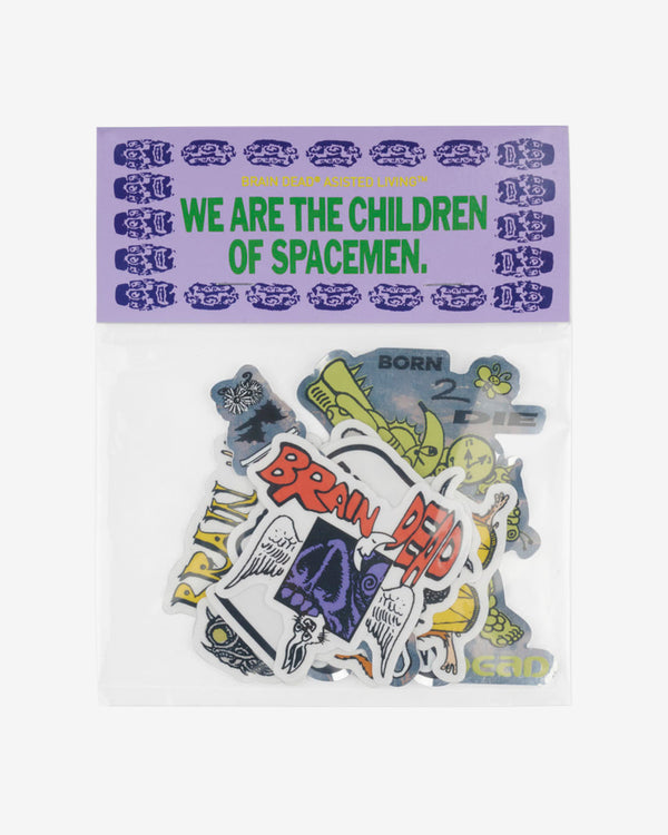 Brain Dead - Holiday Sticker Pack - (Multi)