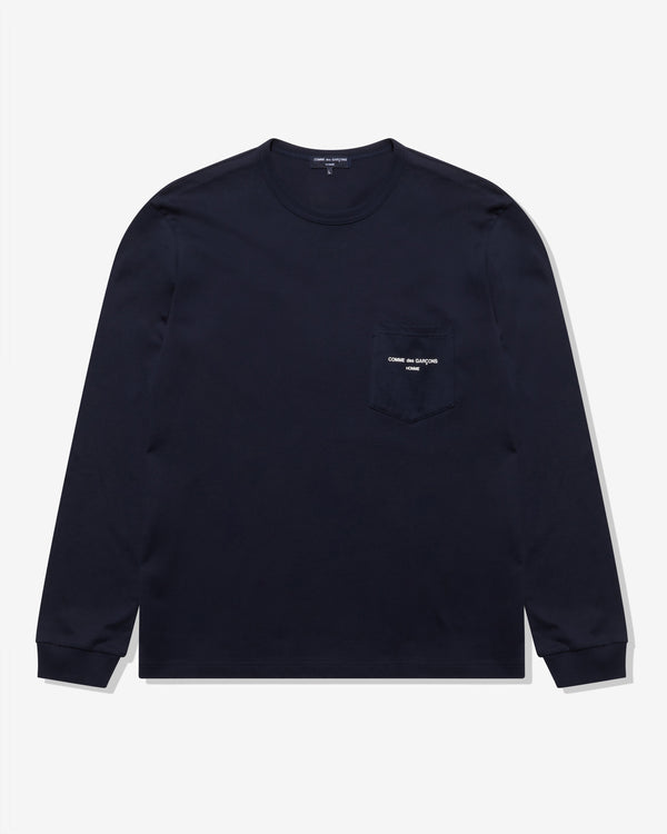 Comme des Garçons Homme - Men's Longsleeve T-Shirt - (Navy)