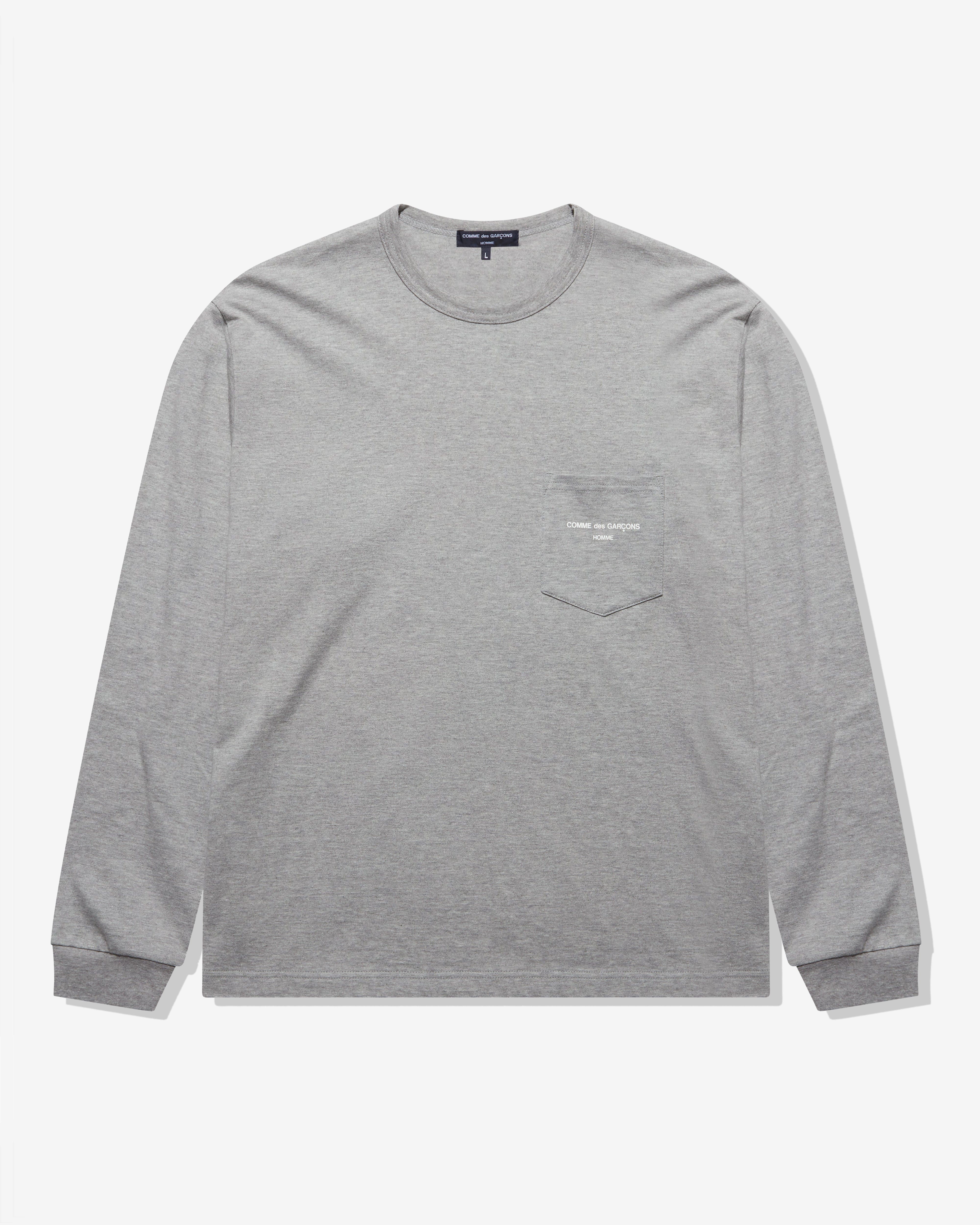 Comme des Garcons Homme Men s Longsleeve T Shirt Grey