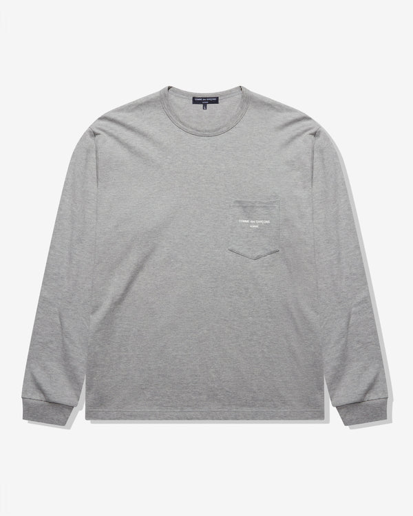 Comme des Garçons Homme - Men's Longsleeve T-Shirt - (Grey)