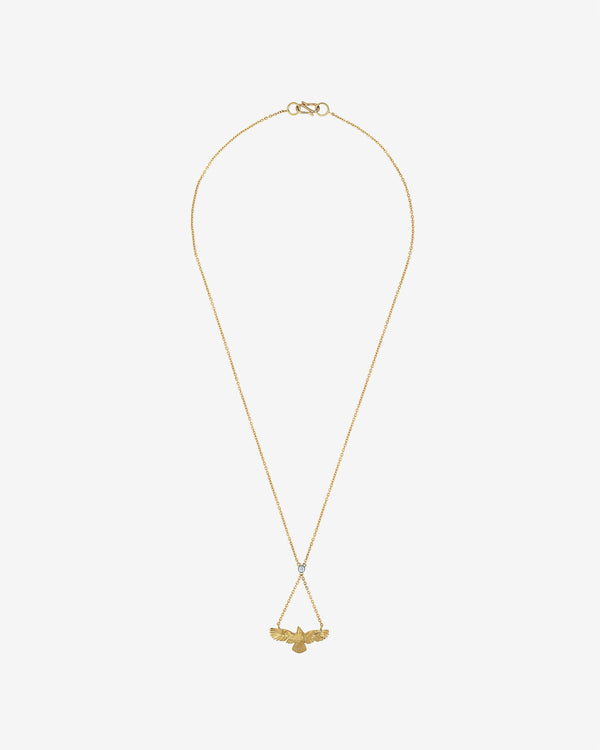 NVW - Women's Honesty Diamond Raven Necklace - (Yellow Gold)