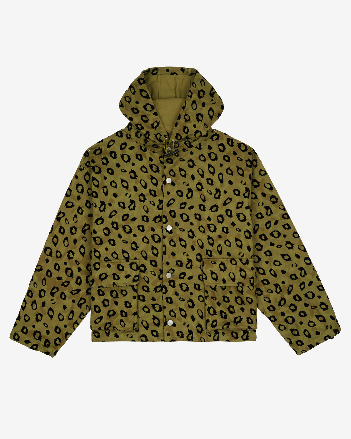 Brain Dead - Hooded Chore Coat - (Leopard Camo) view 1, Click to Zoom in
