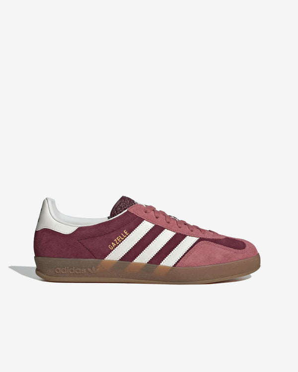 Adidas - Gazelle Indoor Sneakers - (Maroon/White)