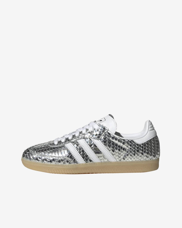 Adidas - Women's Samba OG Sneakers - (Silver/White/Gum)