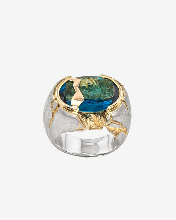 Joule Project - Ofk London Blue Ring - (Silver/Gold)