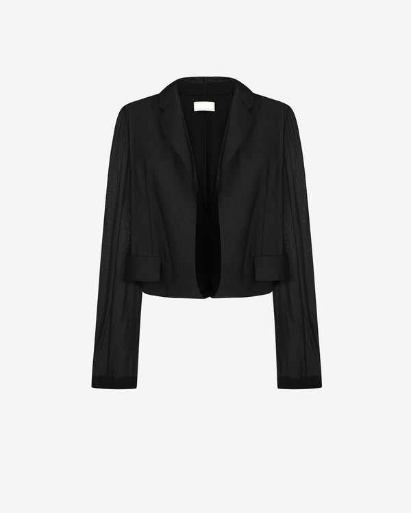 Litkovska - Women's Layered Tucked Hem Jacket - (Black)