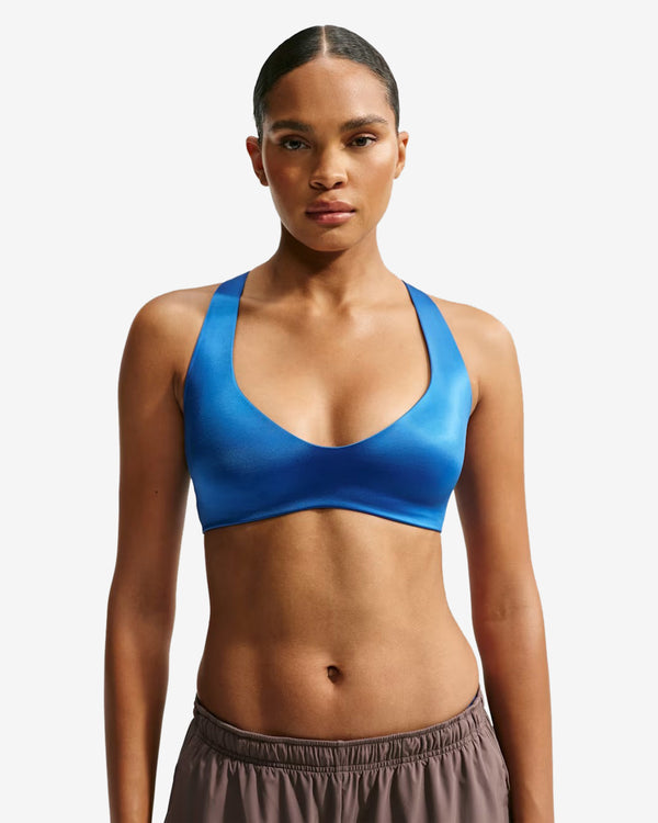NikeSKIMS - Women's Satin Shine Plunge Bra - (Cobalt)