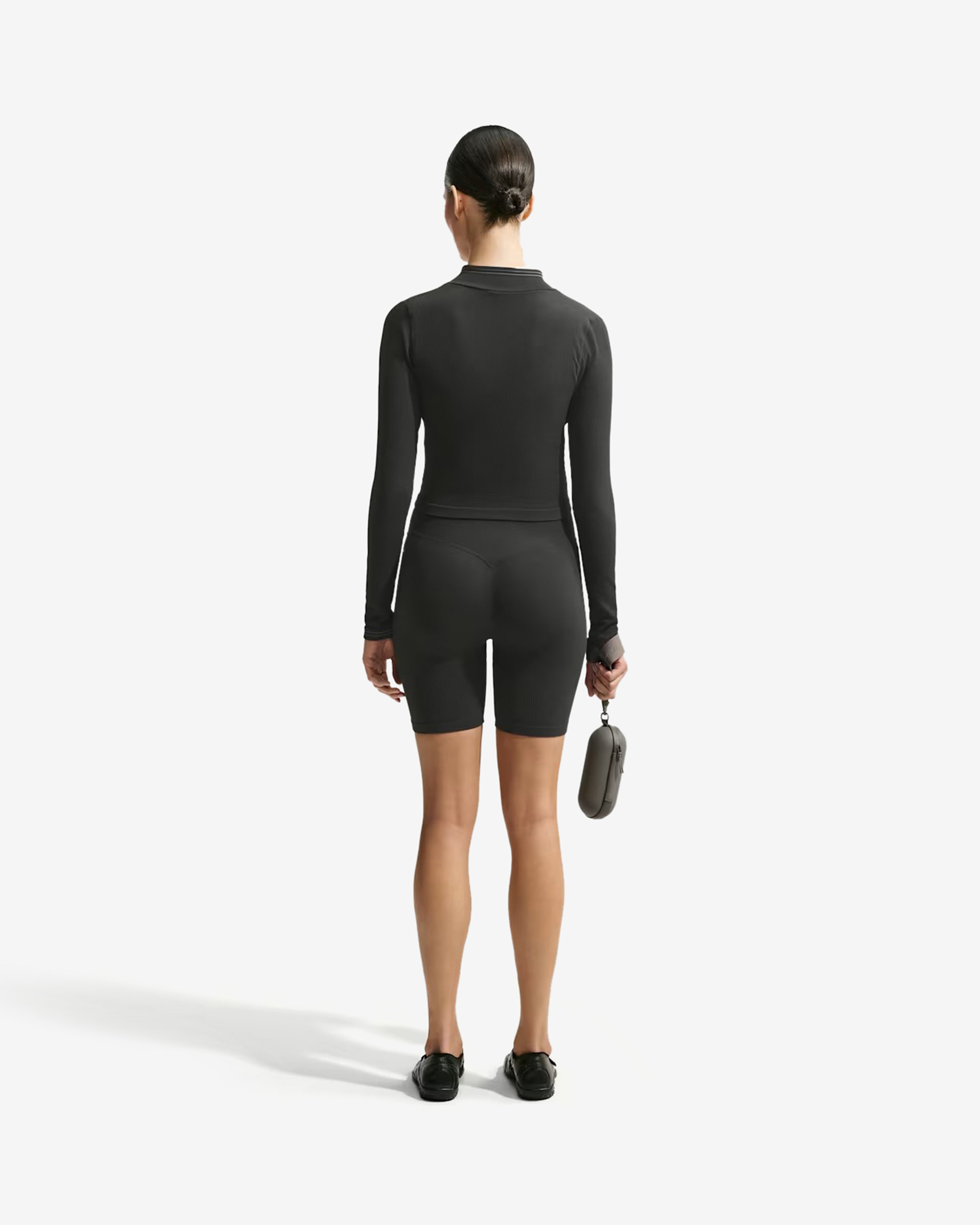 NikeSKIMS: Women's Ribbed Seamless Cropped Full-Zip Jacket