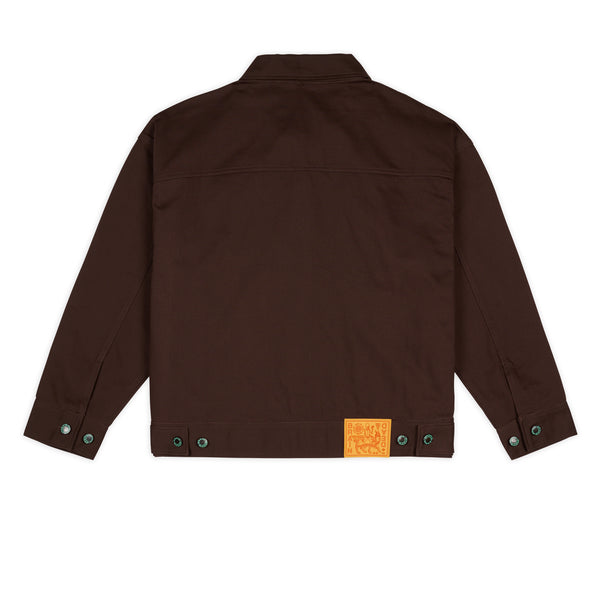 Brain Dead - Men's Industrial Work Jacket - (Brown)