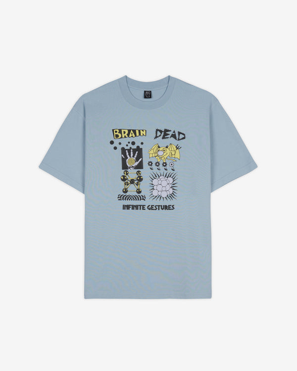 Brain Dead - Men's Infinite Gestures T-Shirt - (Slate)