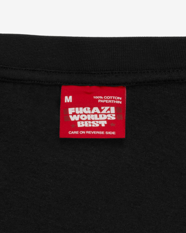 Fugazi - Men's Inside Out Paperthin Tee - (Black)