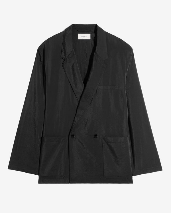 Lemaire - Men's Soft Double-Breasted Jacket - (Black)