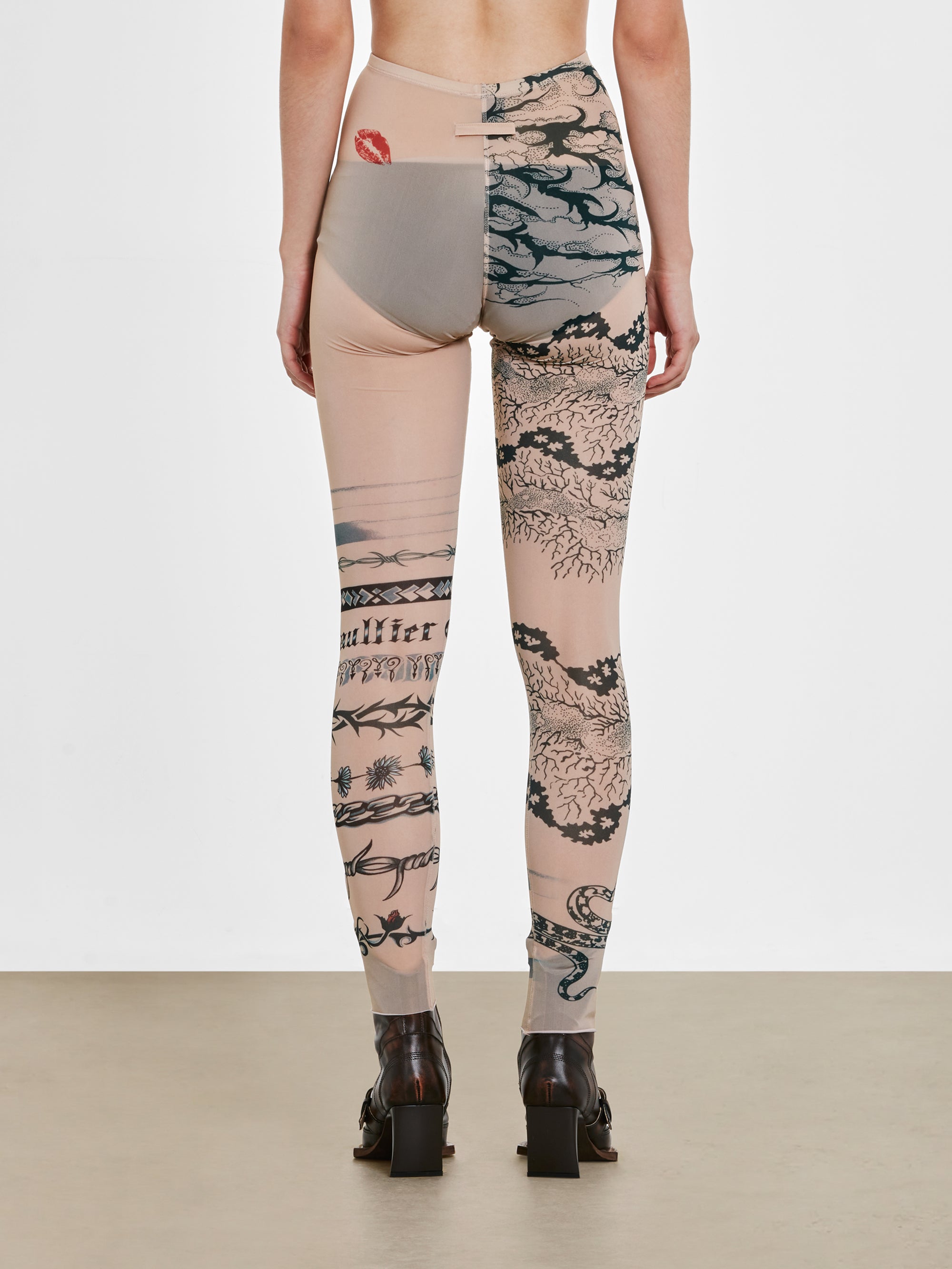Jean Paul Gaultier X KNWLS Leggings Printed Trompe l'oeil Tattoo – Antidote  Fashion and Lifestyle