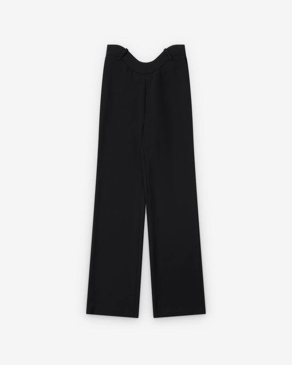 Jean Paul Gaultier - Women's Wavy Waistband Trousers - (Black)
