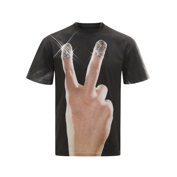 JW Anderson - Michael Clark Peace T-shirt - (Black)
