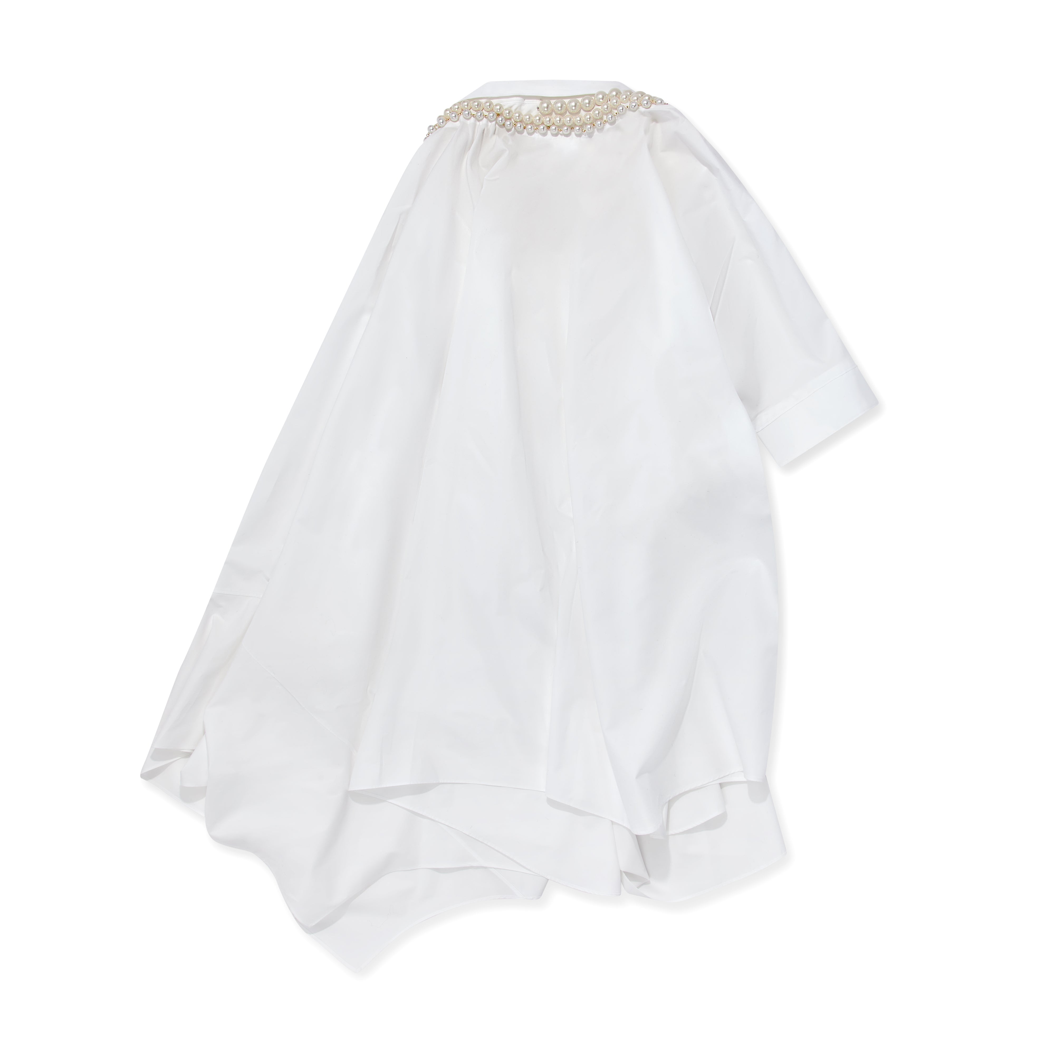 Junya Watanabe - Women's Pearl Shirt Dress - (White)