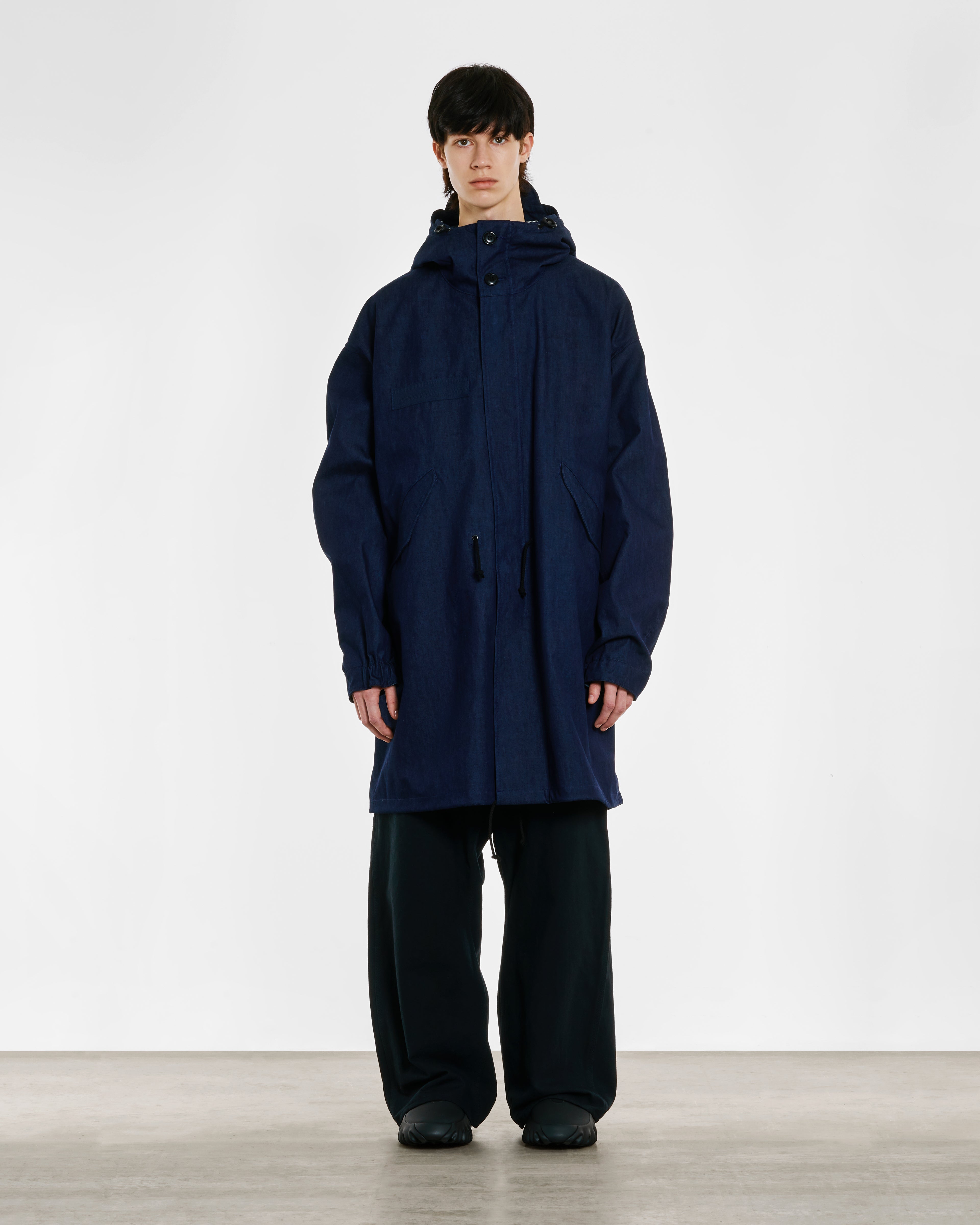 Junya Watanabe MAN - Men's C.P. Company Cotton Canvas Parka - (Indigo)