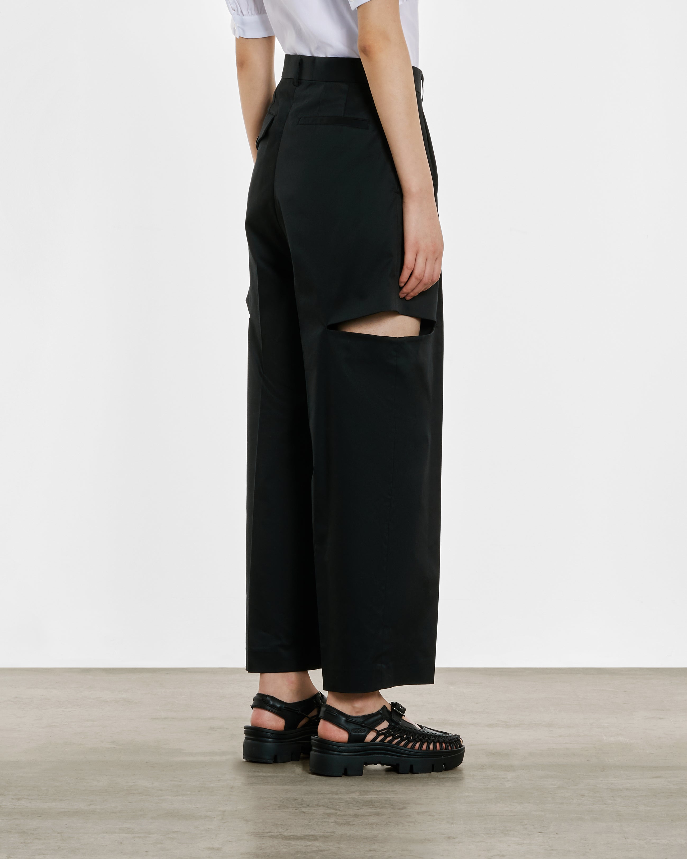 Noir Kei Ninomiya - Women's Cut-Out Twill Pant - (Black)