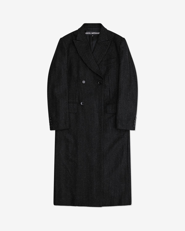 Junya Watanabe - Women's Double Breasted Long Coat - (Black/Grey)