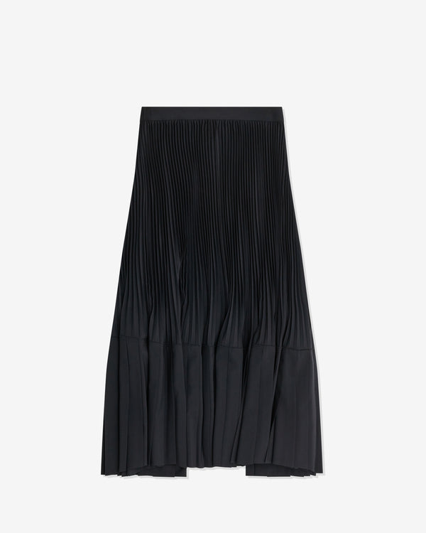 Junya Watanabe - Women’s Floor Length Pleated Skirt - (Black)