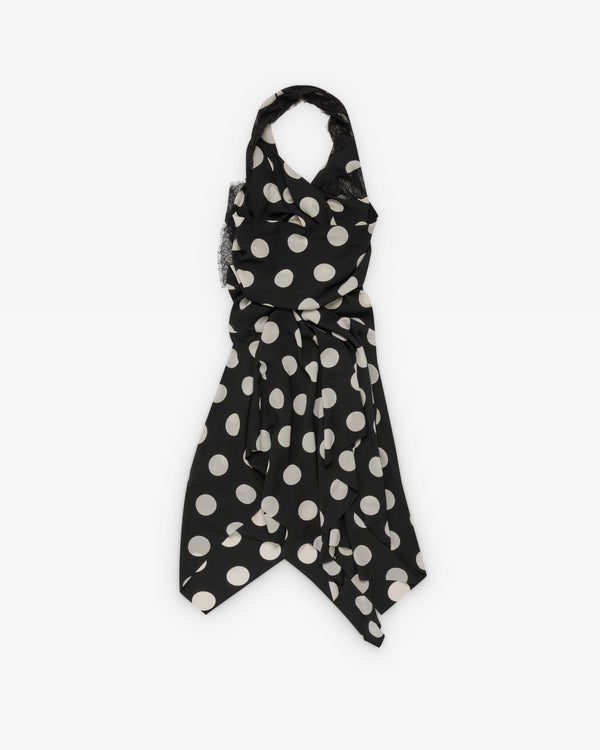 Junya Watanabe - Women's Halter Neck Polka Dot Dress - (Black/White)