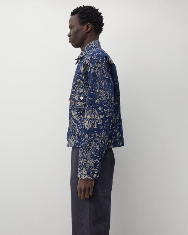 Junya Watanabe Man - Men's Levi's Jacquard Jacket - (Navy/Beige)