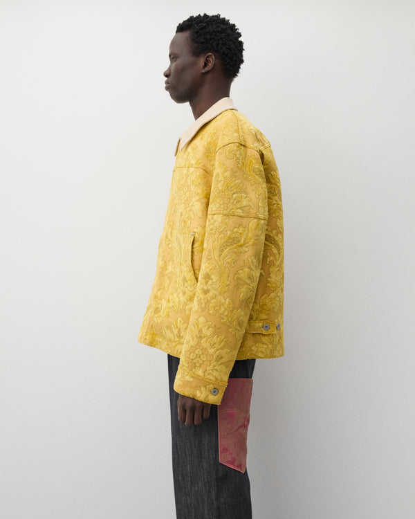 Junya Watanabe Man - Men's Floral Pattern Jacket - (Yellow)