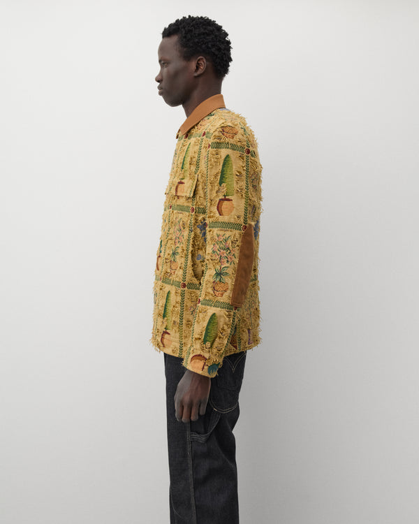 Junya Watanabe Man - Men's Plant Pot Tapestry Jacket - (Brown)