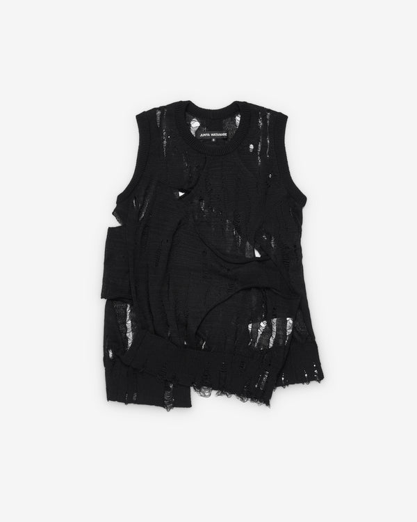 Junya Watanabe - Women's Distressed Vest - (Black)