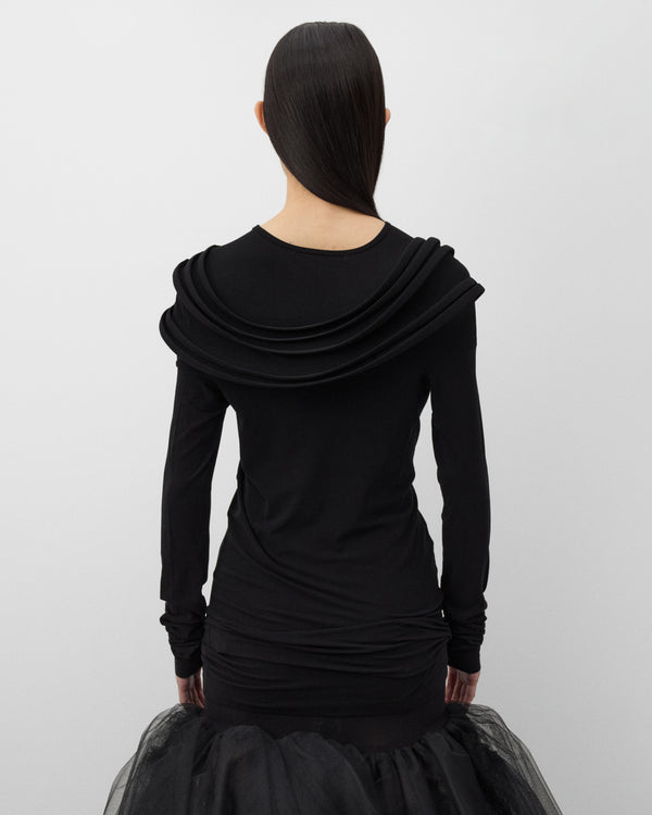 Junya Watanabe - Women's Disc Long Sleeve Top - (Black)