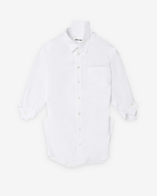 Junya Watanabe - Women's Asymmetric Shirt Blouse - (White)