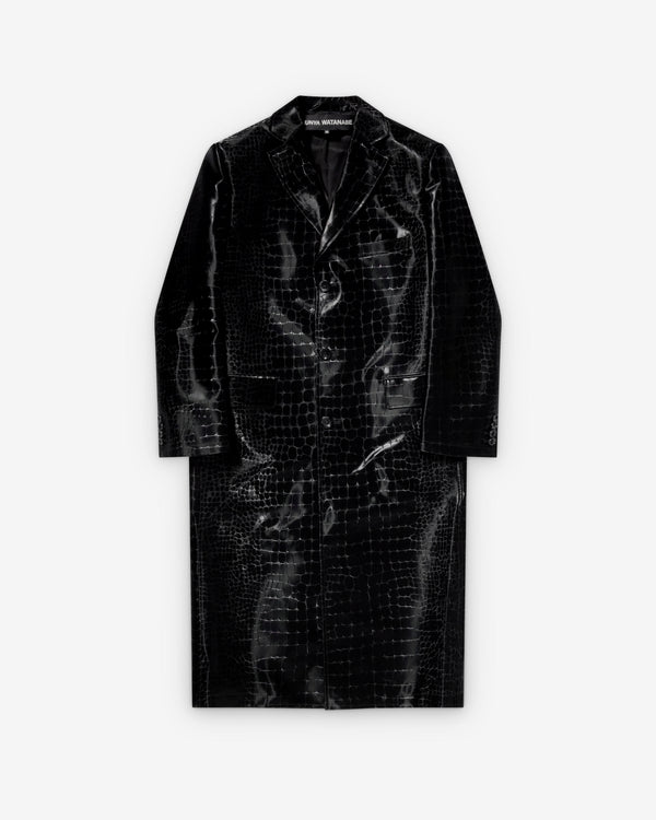 Junya Watanabe - Women's Embossed Single Breasted Coat - (Black)