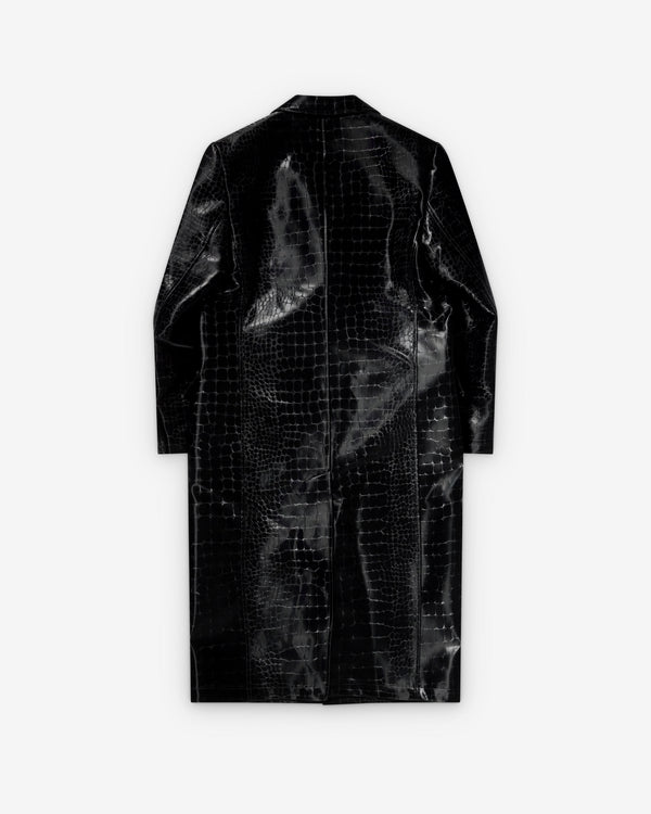 Junya Watanabe - Women's Embossed Single Breasted Coat - (Black)