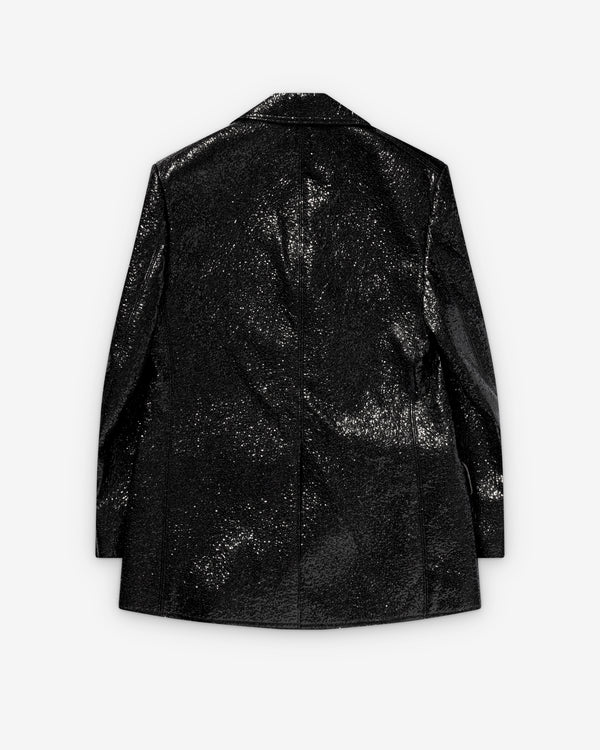 Junya Watanabe - Women's Cracked Faux Leather Jacket - (Black)