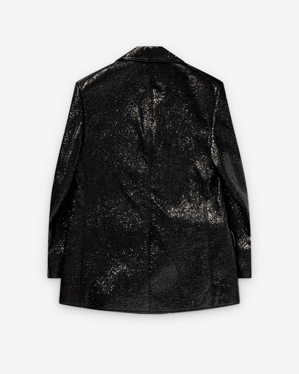 Junya Watanabe - Women's Cracked Faux Leather Jacket - (Black)