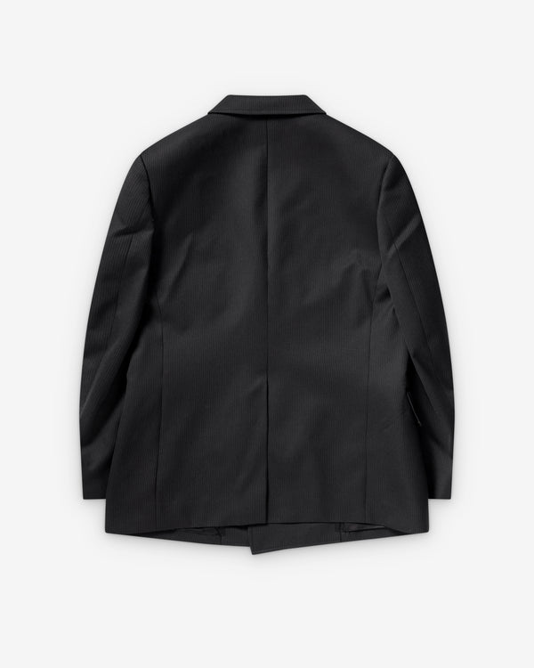 Junya Watanabe - Women's Double Breasted Blazer - (Black Pin Stripe)