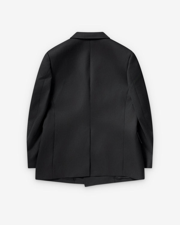 Junya Watanabe - Women's Double Breasted Blazer - (Black Pin Stripe)