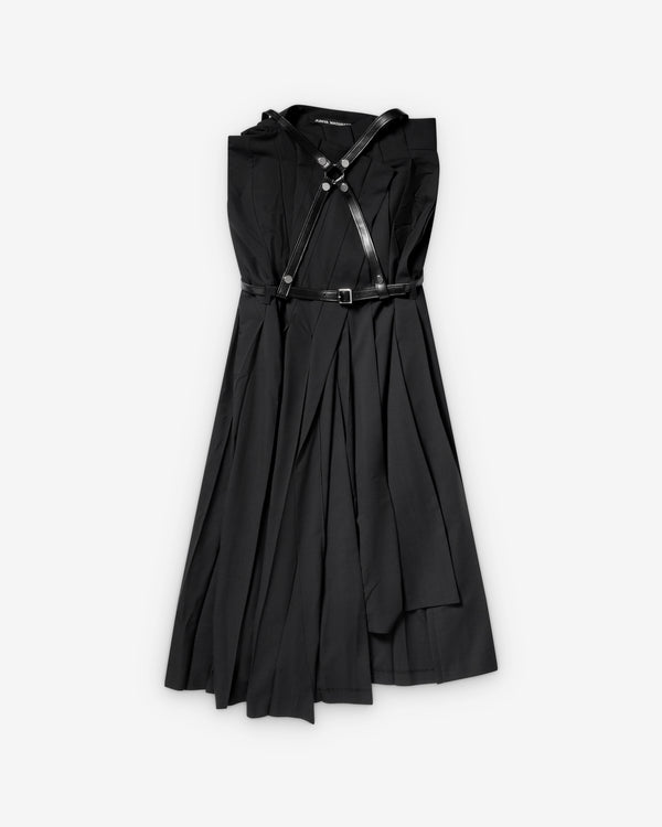 Junya Watanabe - Women's Pleated Dress with Harness - (Black)